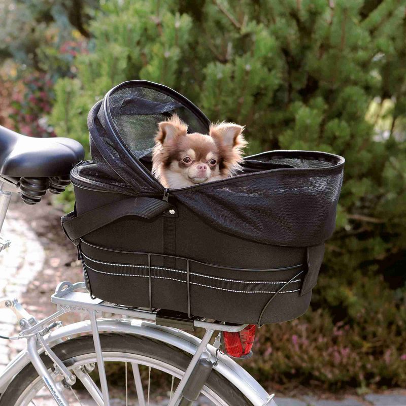 Trixie Remolque Bici,Plegado rápid,L:74×95×103/143cm,Gris : :  Productos para mascotas
